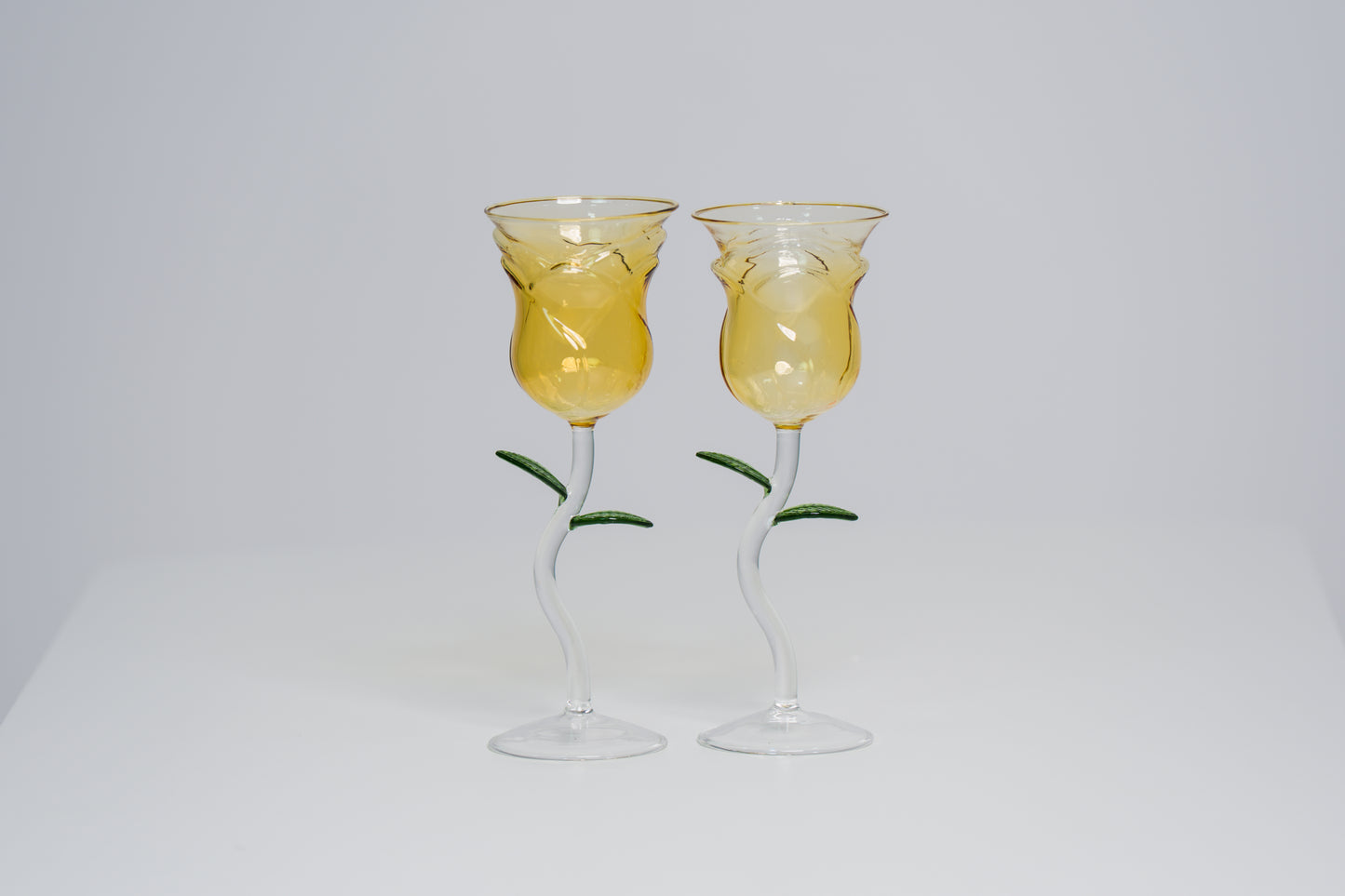 Dizzy Rose Goblet S/2