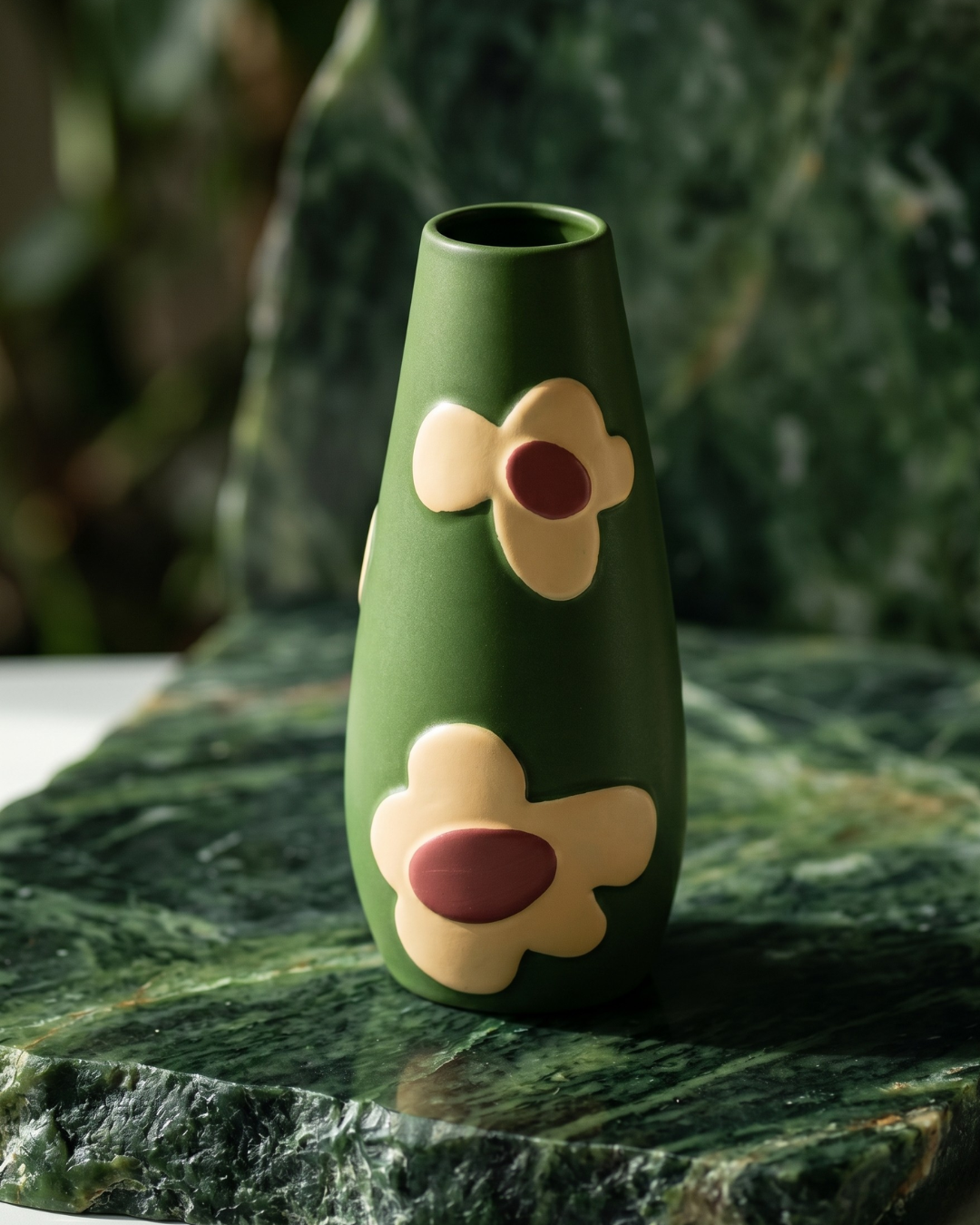 The Green Flower Vase